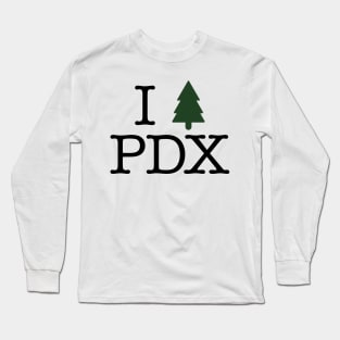 I Love PDX T-Shirt Long Sleeve T-Shirt